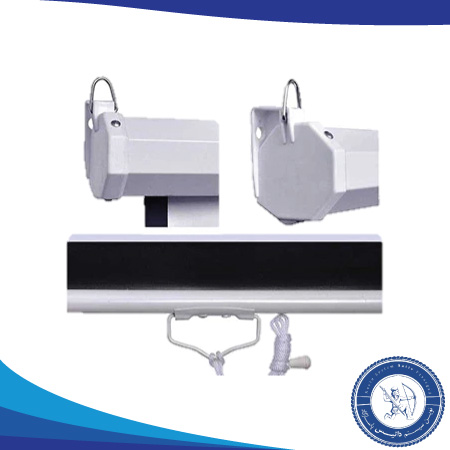 خرید پرده نمایش دستی پروژکتور اسکوپ 2×2 فایبرگلاس